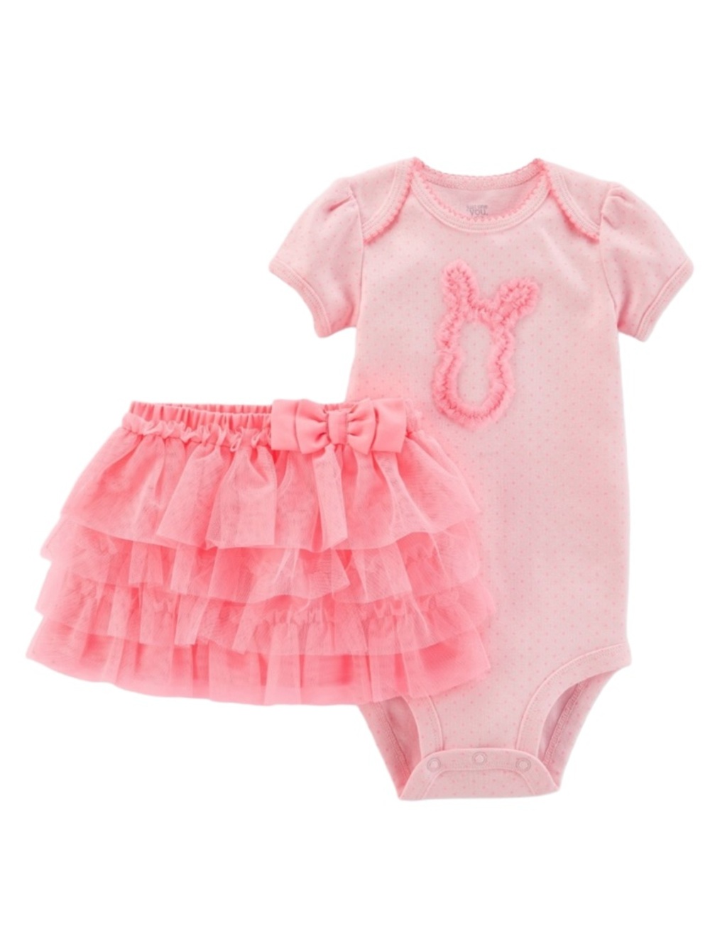 CARTER'S GIRLS BUNNY TUTU SET - PINK SIZE NEWBORN (NEW WITH TAGS) A13